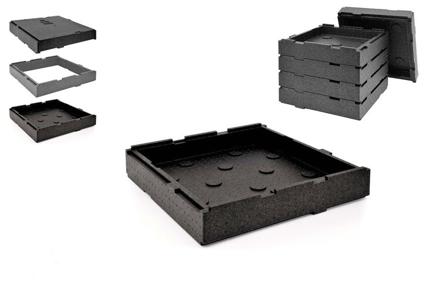 Base or Lid - Pizza System Single - 410x410x85mm