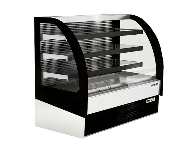 Kylmähylly - 1250 mm - 365 l - +4 – +8 °C - mukana 3 hyllyä - suljettu takaosa - sis. yöverho