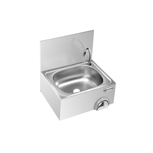 Commercial Hand Wash Sink - Stainless steel - with knee-operated tap