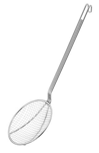 Skimmer/Frying Spoon - Ø140mm - Handle Length: 340mm - Stainless Steel