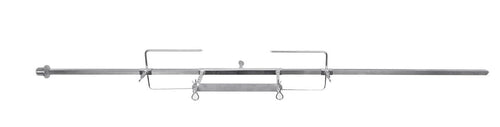 Häntchengrillin varrasmiekka - 110x1200x200 mm - ruostumaton teräs - yhteensopiva: GM-, HGEM- & EM-sarjat; LGM- & LEM-sarjat - sis. 2 vartaanpidintä, 2x ESFSM16-ruuvit, DSM-kaksiterämiekka
