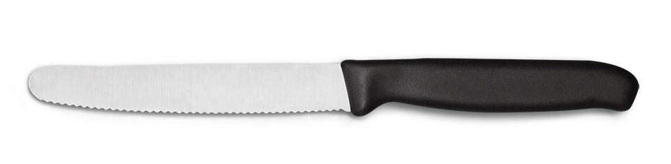 Hedelmä- ja vihannesveitsi - Terä: 110 mm - sahalaitainen - ruostumaton teräs