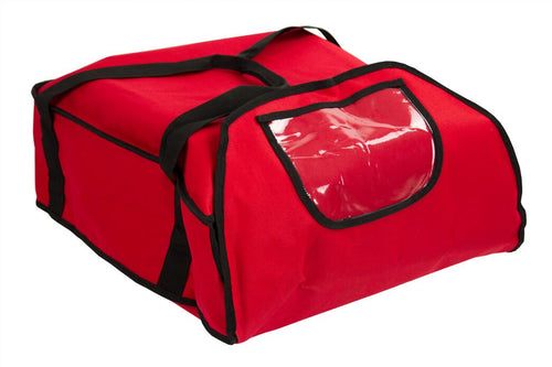 Pizzalaukku - 5 pizzalaatikkoa - 43x43 cm - punainen
