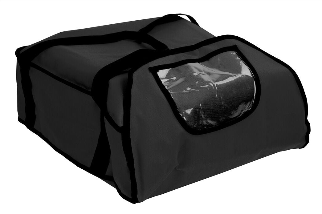 Pizzalaukku - 5 pizzalaatikkoa - 43x43 cm - musta