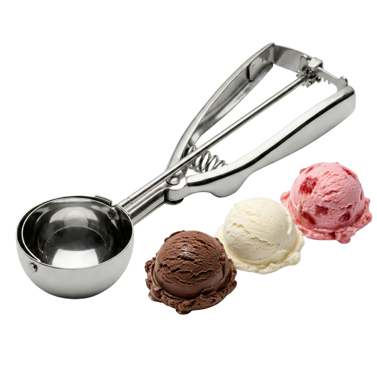 Ice Cream Scoop - Ø40mm - Stainless Steel (18/10) - 25ml