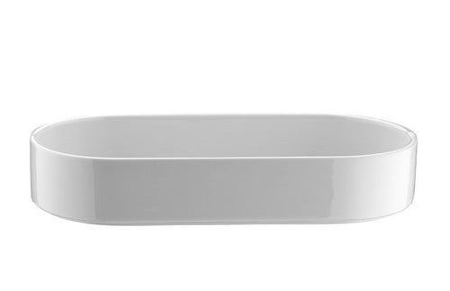 (6 kpl) Jälkiruokakulho - Pera Weiß - posliini - soikea - 160x70 mm - konepesunkestävä, mikronkestävä - valkoinen