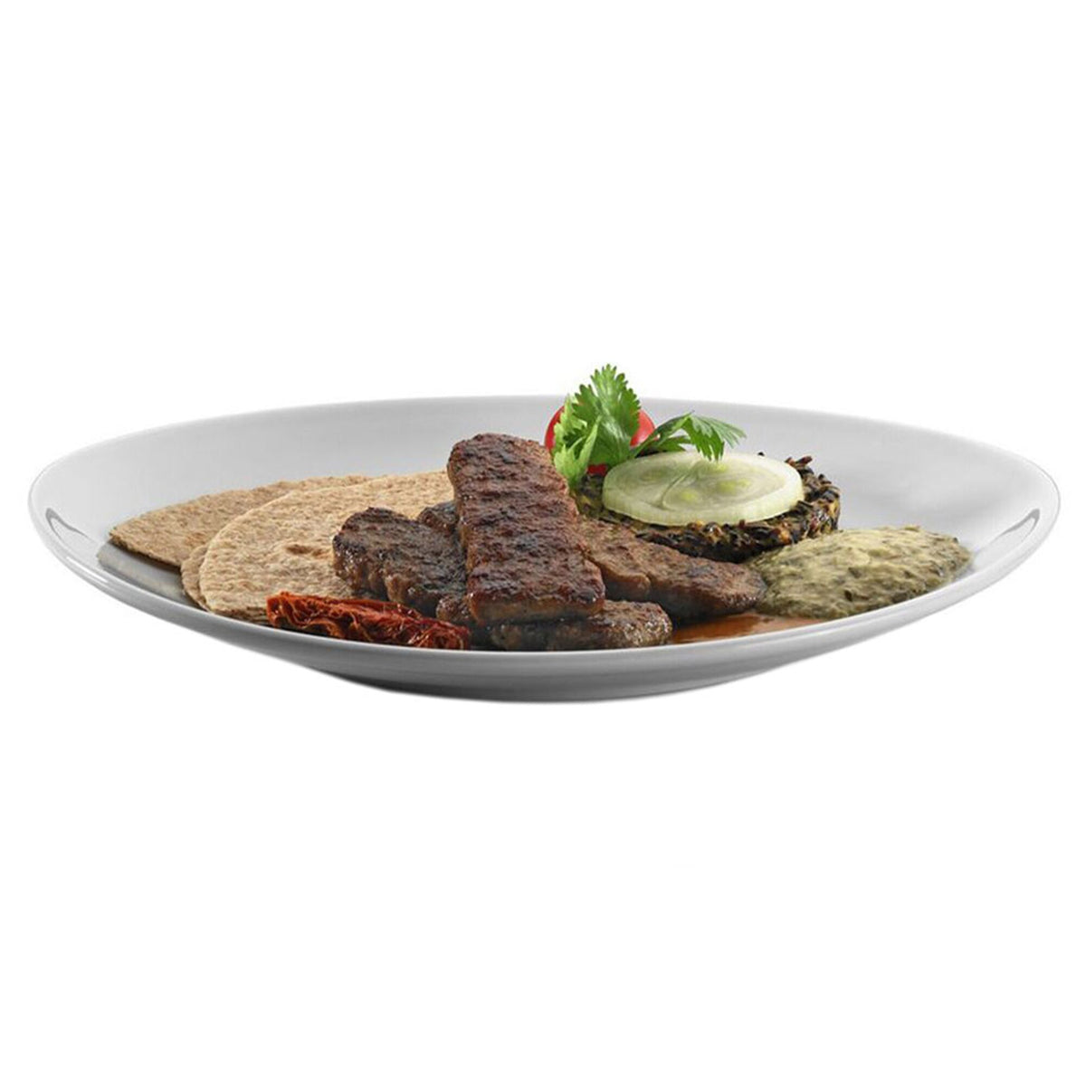 (6 pcs) Platter - square - Porcelain - 290x290mm - White