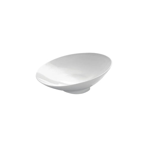 (24 kpl) jälkiruokakulho - PERA - posliini - soikea - Ø 60 mm - konepesunkestävä, iskunkestävä, ammattikäyttöön - valkoinen