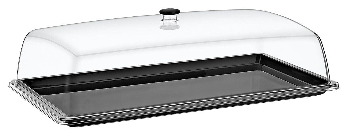 Pöytävitriini - GN 1/1 - GN 1/1 - polykarbonaatti - 500x325 mm - Korkeus: 170 mm - sisältää: GN 1/1 -tarjotin