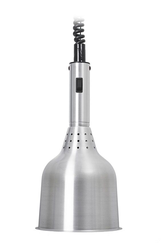Lämpölamppu - 250 W - Ø 180 mm - korkeussäädettävä - alumiini
