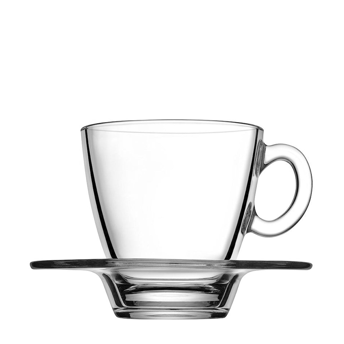 (24 pcs) Tumbler - AQUA - 210 ml - Clear