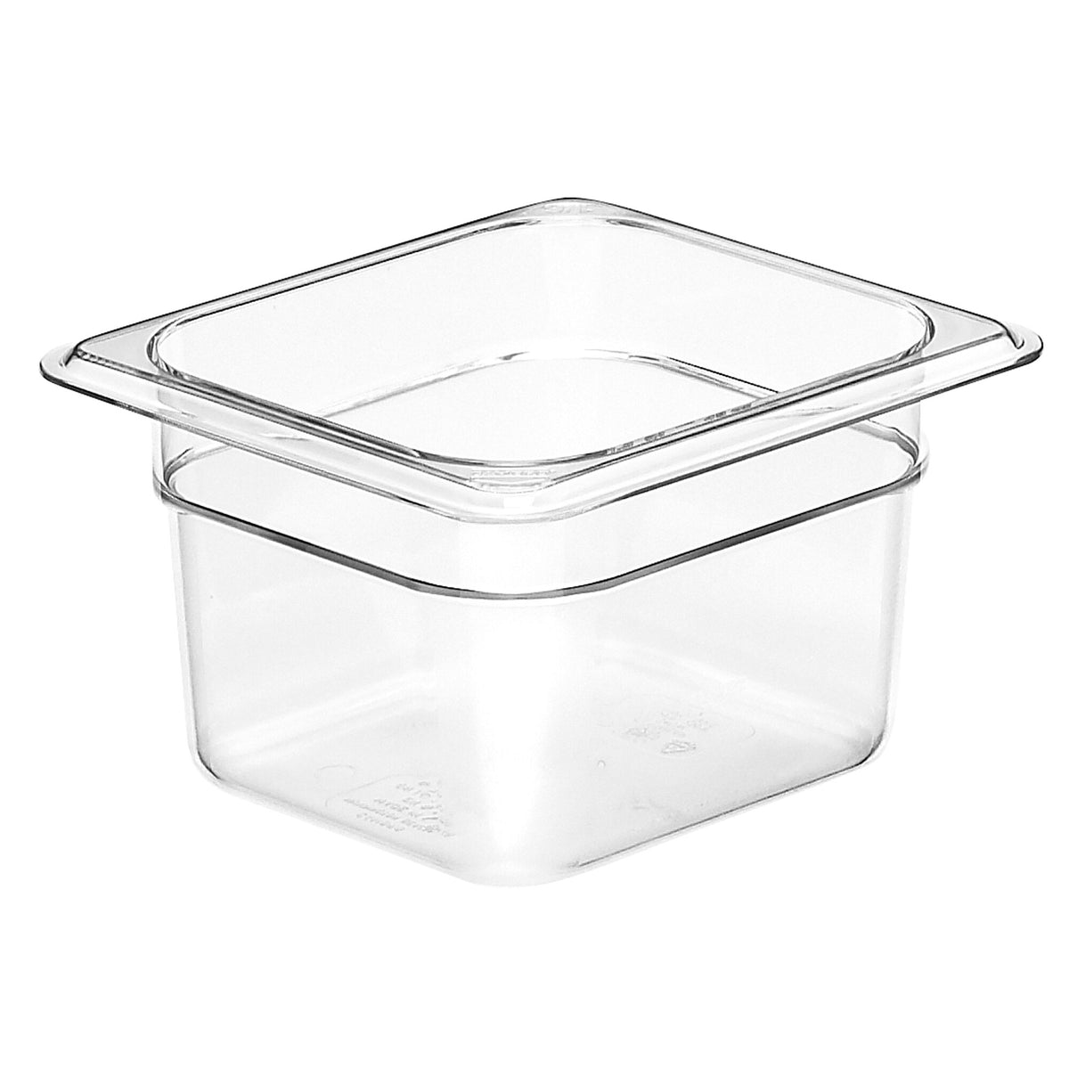 (6 kpl) CAMBRO | Camview® - Kopolymeerinen GN-astia 1/6 - Kirkas - Korkeus: 100mm - BPA-vapaa.