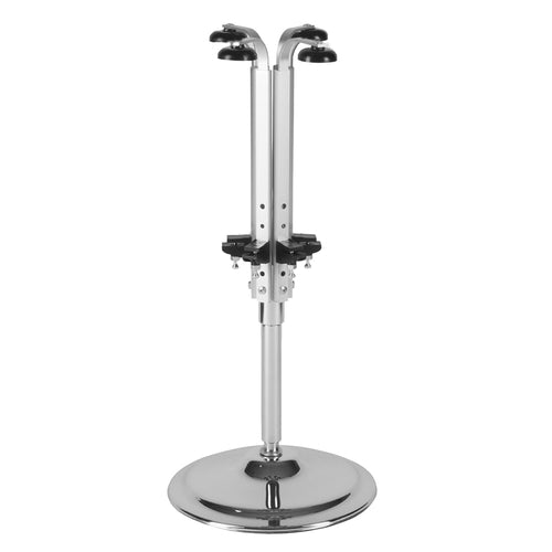 FUCHS | Rotating Countertop Bottle Stand for 4 Bottles - 0.7 to 1 L - Chrome-Plated