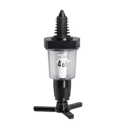 FUCHS | ECO - Pourer - 4 cl - for 0.7–1-liter bottles - Plastic - Black