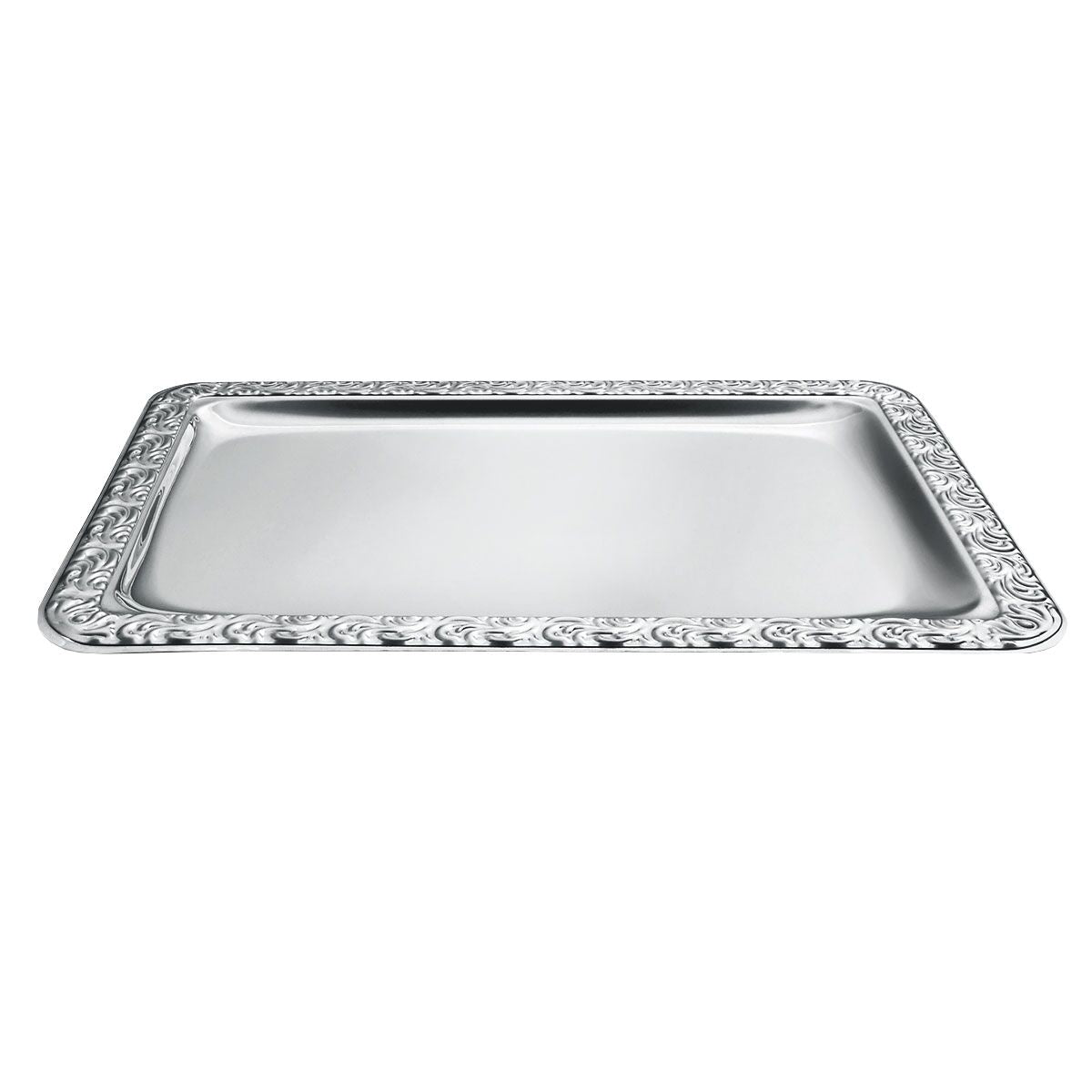 Tarjotin - Ruostumaton teräs - 350x240 mm - 7 mm - Konepesunkestävä