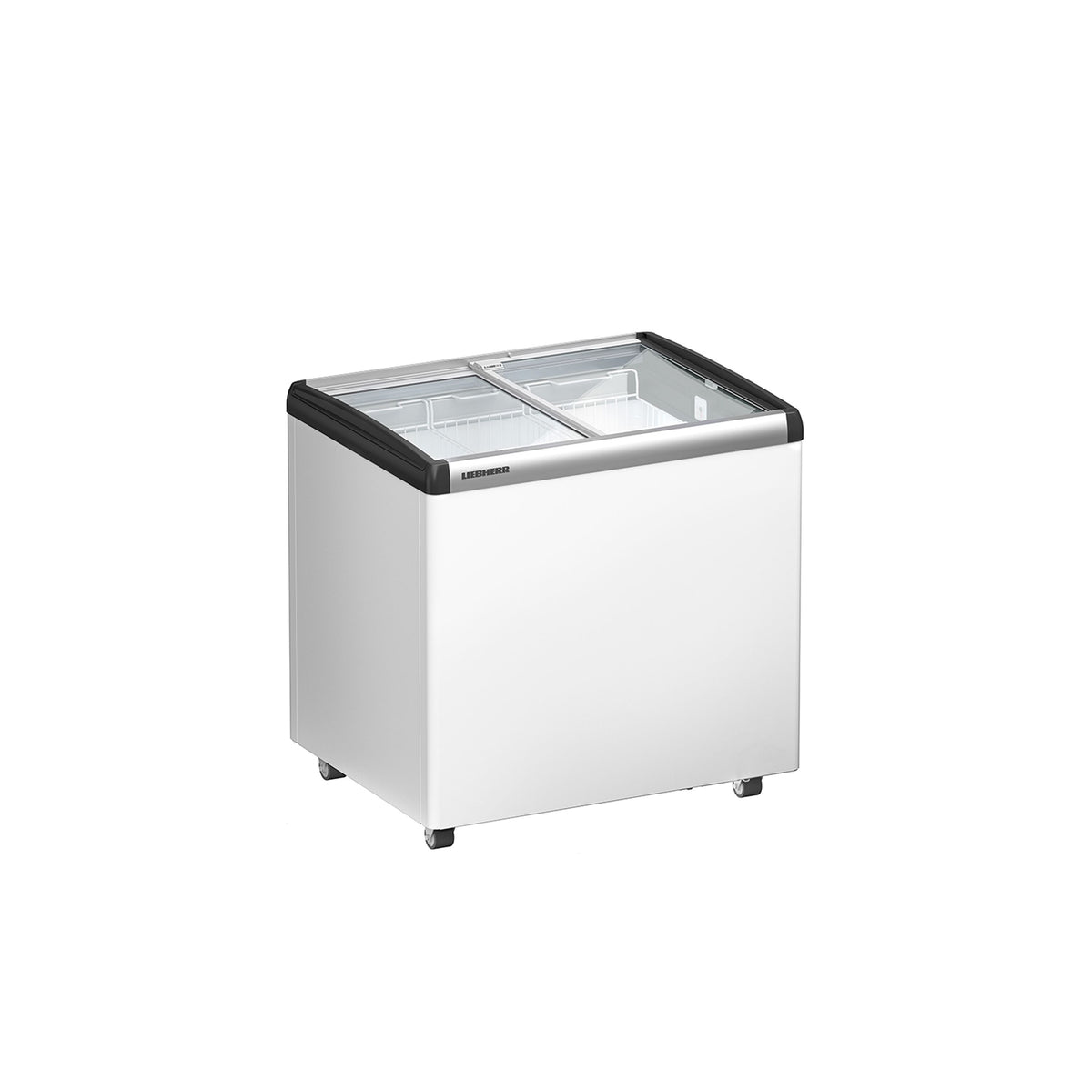 LIEBHERR commercial chest freezer - 163 litres - with sliding glass lid - white