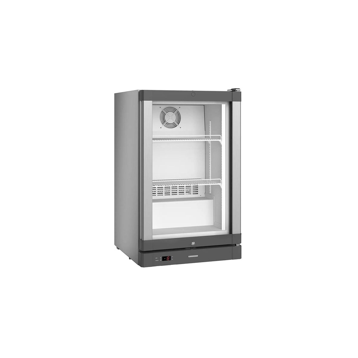 LIEBHERR | Allaspakastin - 93 L - 1 lasiovella - hopea