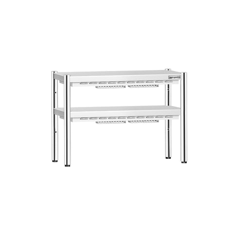 Lämpösilta PREMIUM - keraamisella säteilijällä - 1000x370 mm - 2 x 700 W - 2 lämmitettyä tasoa - korkeussäädettävä