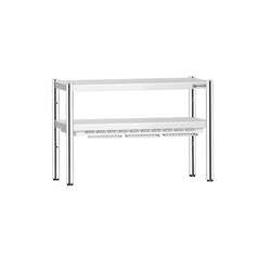 Lämpösilta - keraamisella säteilijällä - 1200x370 mm - 1,05 kW - 1 lämmitetty taso, 1 hylly - korkeussäädettävä