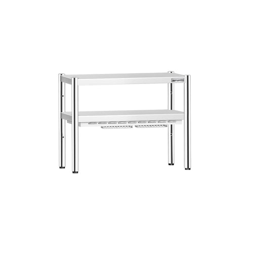 Lämpösilta PREMIUM - keraamisella säteilijällä - 800x370 mm - 700 W - 1 lämmitetty taso, 1 hylly - korkeussäädettävä
