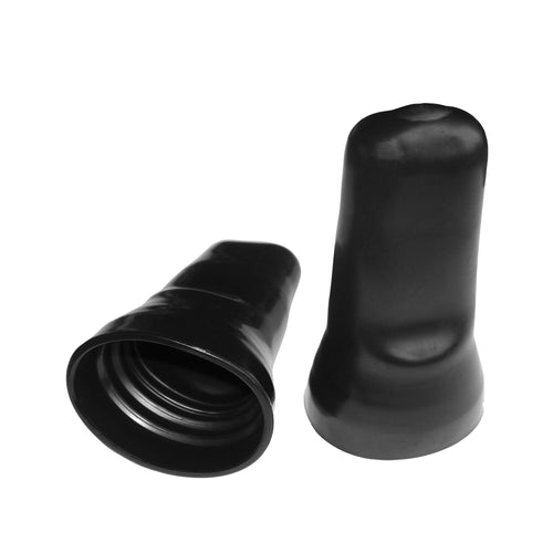 (6 pcs) Bar Professional - Pourer Dust Caps - 30x80x20mm - Plastic - Black - CE-stamped