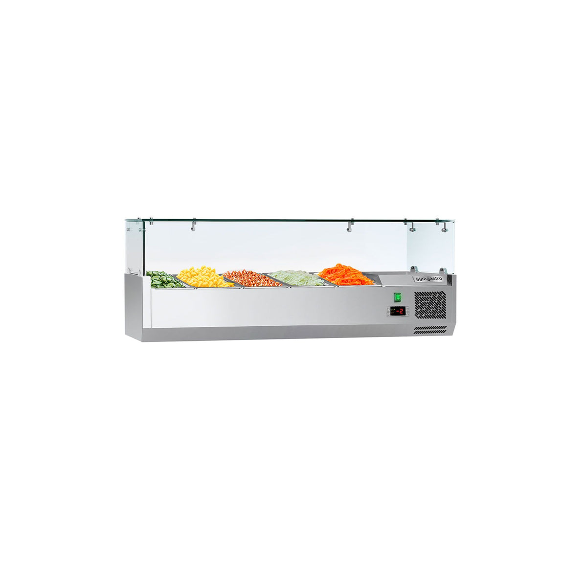 Countertop Prep Well / Refrigerated Topping Unit ECO - 1200x460mm - 5x GN 1/4