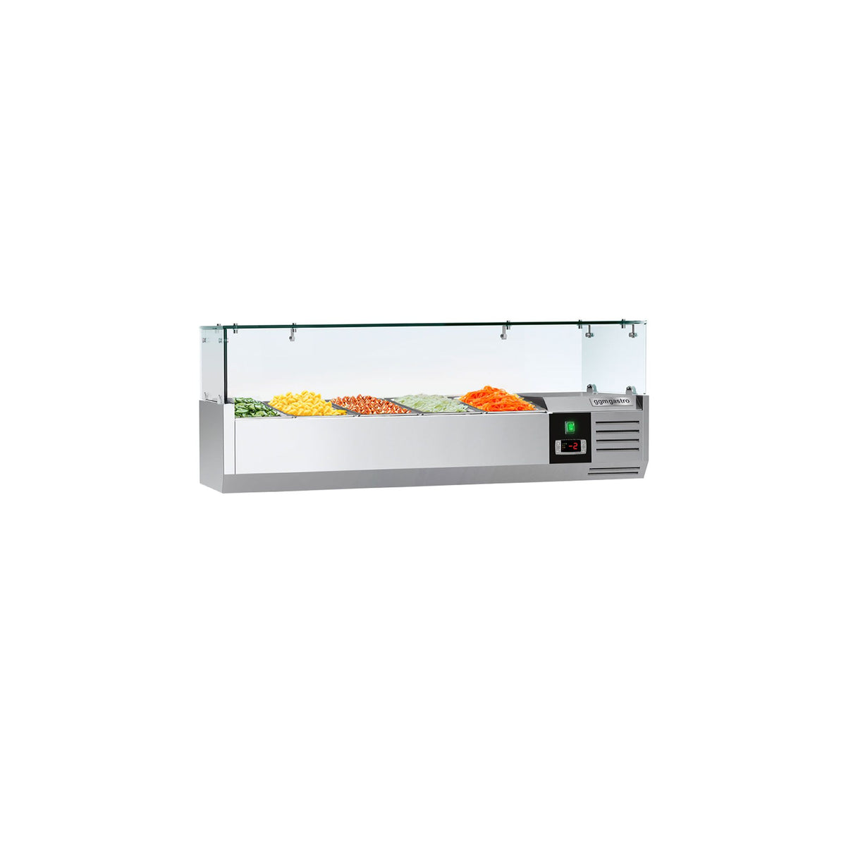 Countertop Prep Well / Refrigerated Topping Unit PREMIUM - 1200x335mm - 5x GN 1/4