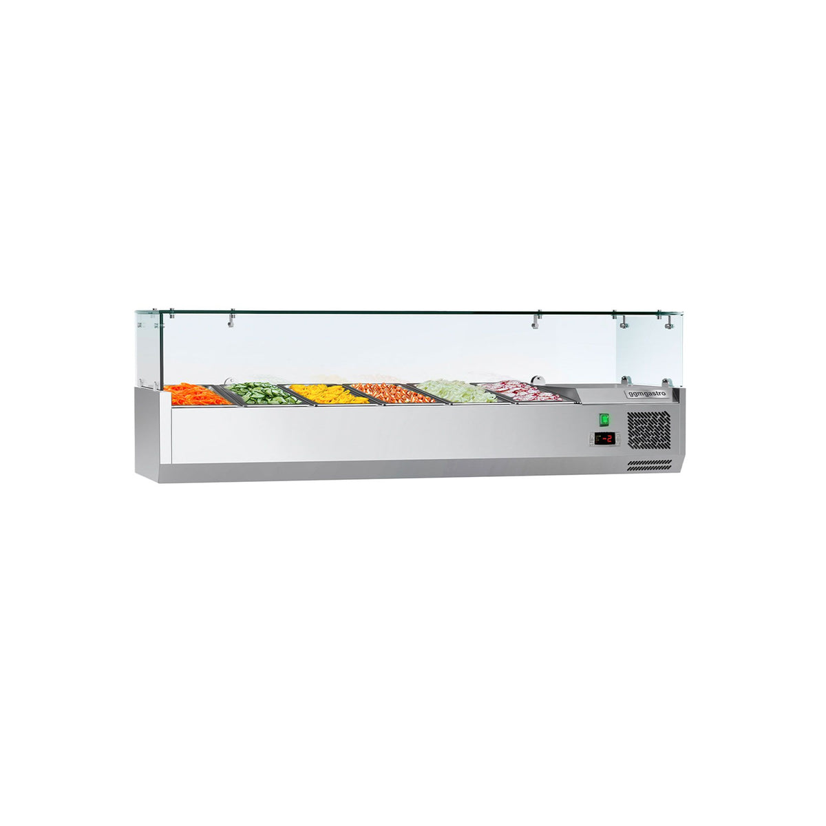 Countertop Prep Well / Refrigerated Topping Unit ECO - 1400x335mm - 6x GN 1/4