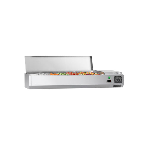 Countertop Prep Well / Refrigerated Topping Unit ECO - 1500x395mm - 6x GN 1/3