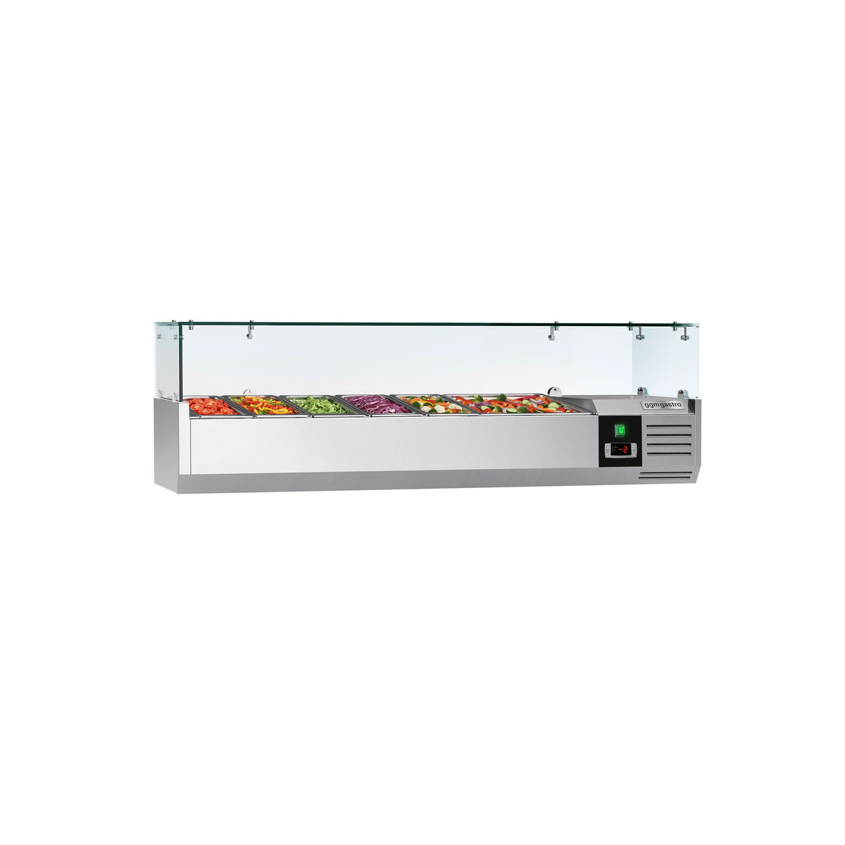 Countertop Prep Well / Refrigerated Topping Unit PREMIUM - 1500x395mm - 6x GN 1/3