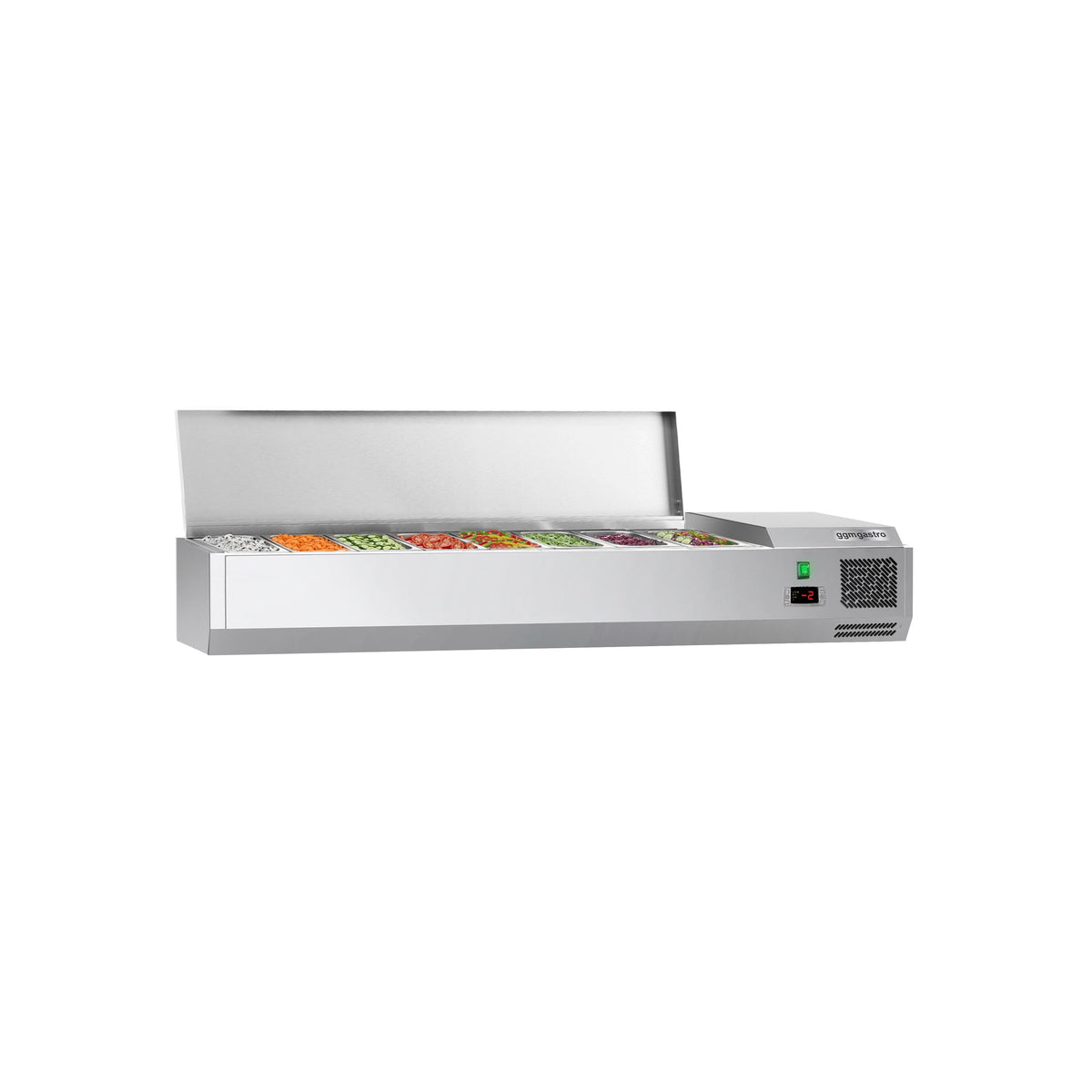 Countertop Prep Well / Refrigerated Topping Unit ECO - 1600x335mm - 7x GN 1/4