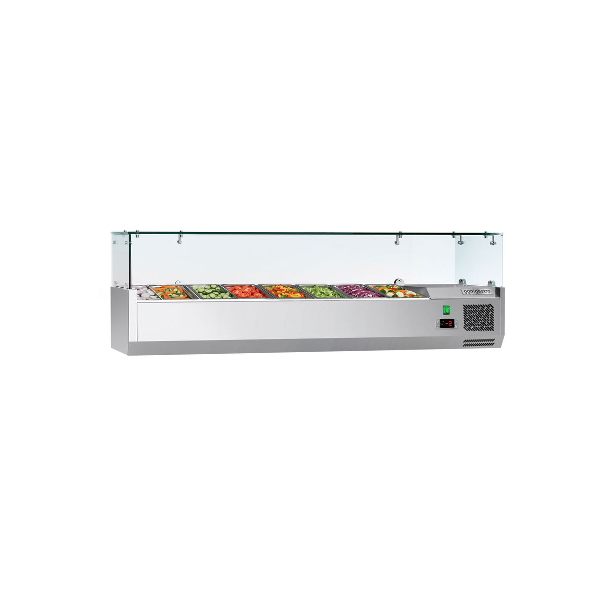 Countertop Prep Well / Refrigerated Topping Unit ECO - 1600x460mm - 7x GN 1/4