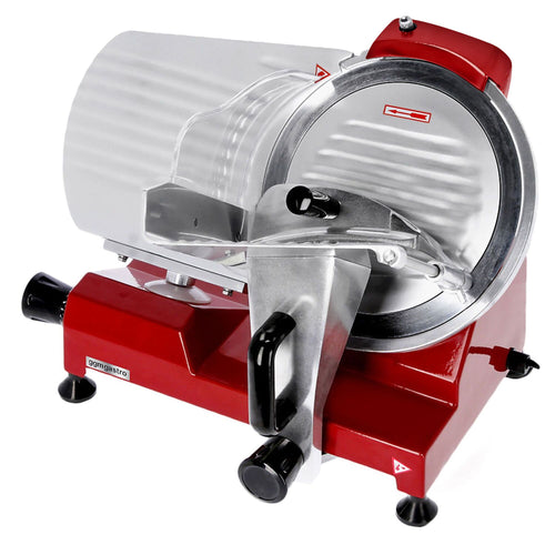 Commercial Meat Slicer - 250W - Blade 300mm - Red