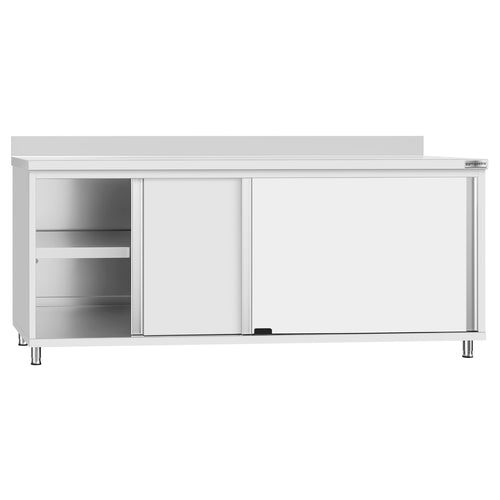 RST-työkaappi ECO - 2000x600 mm - 2 liukuovea - roiskesuoja