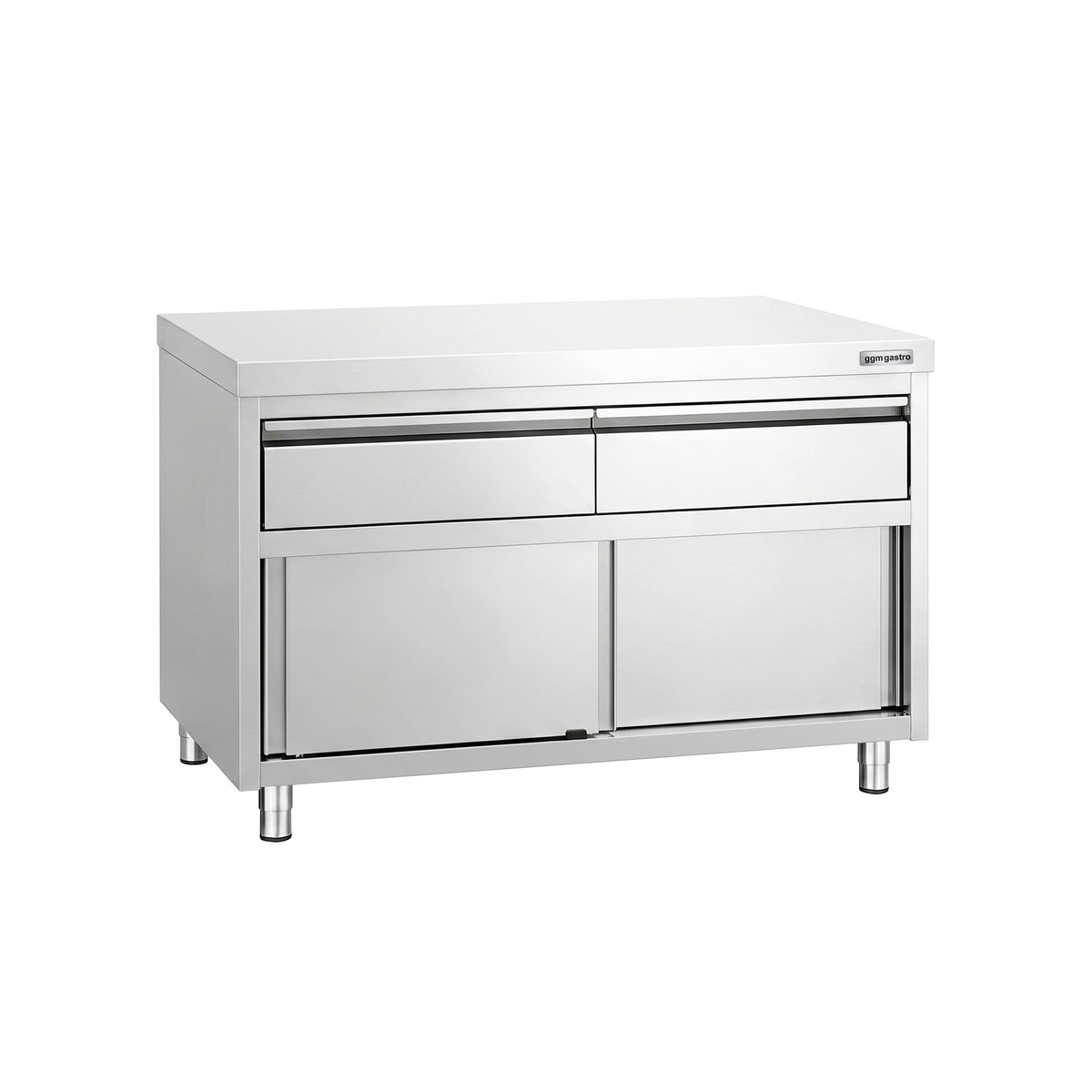 RST-työkaappi PREMIUM – 1200 x 600 mm – 2 laatikkoa ja liukuovi