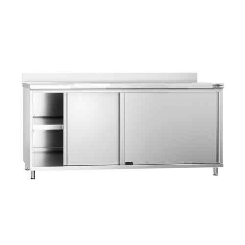 RST-työkaappi PREMIUM - 1800x600 mm - 2 liukuovea - roiskesuoja