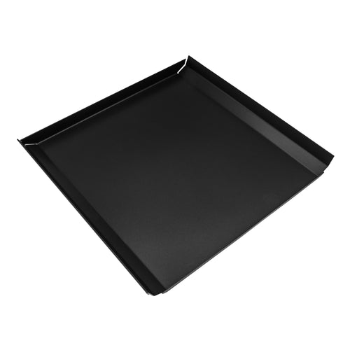 Auffangschale - 310x315 mm; 30 mm korkeus - alumiini; musta - yhteensopiva: Speedofen SOV