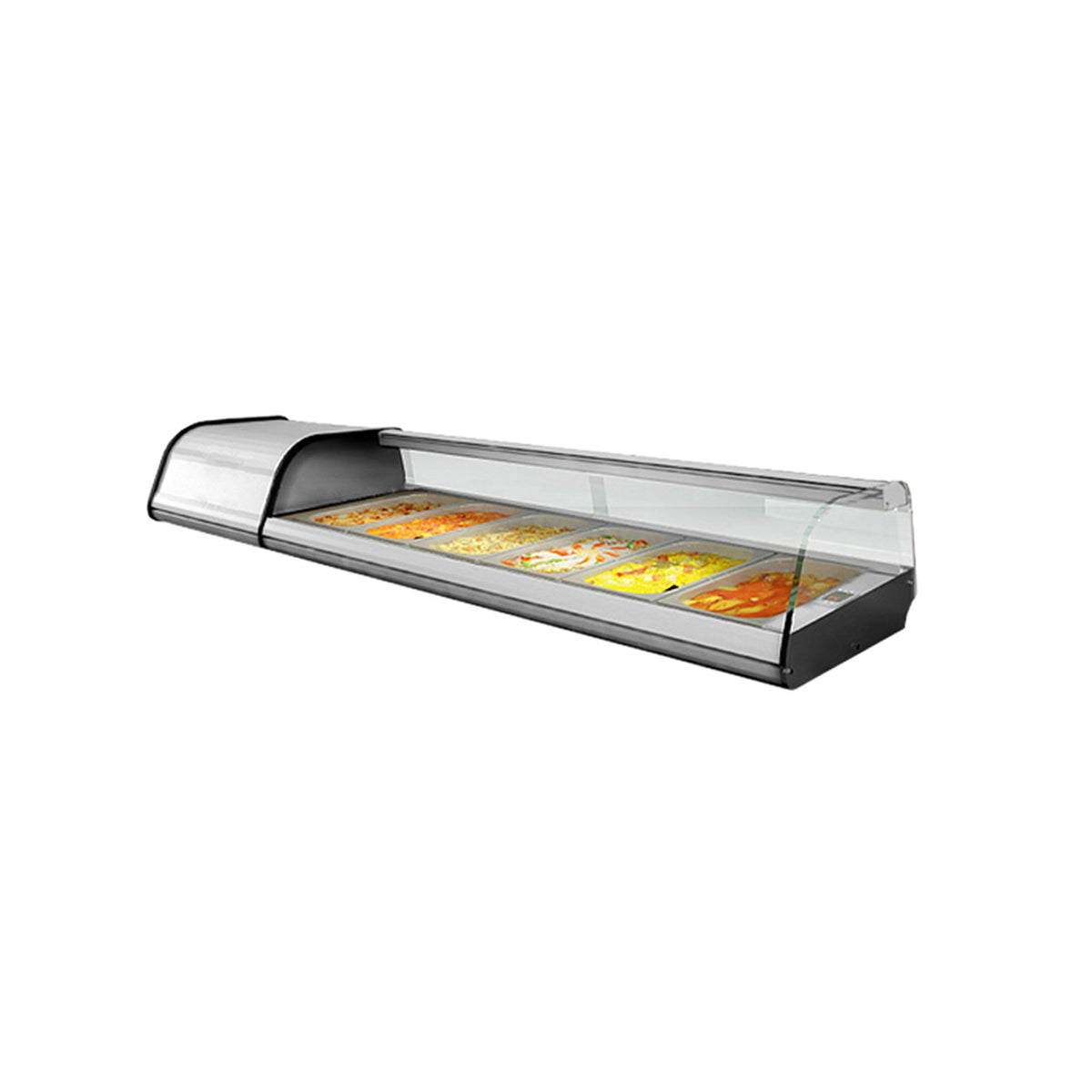 GN-kylmävitriini PREMIUM PLUS - 1268x410 mm - 4 GN 1/3-astiaa