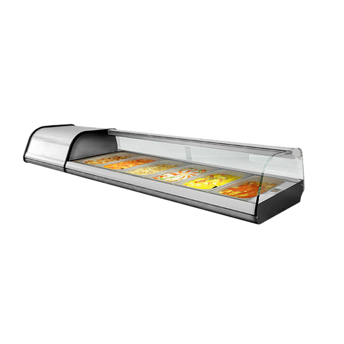 GN-kylmävitriini PREMIUM PLUS - 1620x410 mm - 6 GN 1/3-astiaa