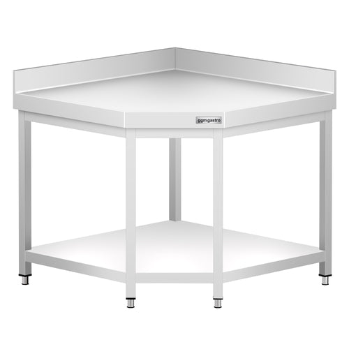 RST-kulmapöytä PREMIUM - 1000x700 mm - alatasolla & roiskesuojalla