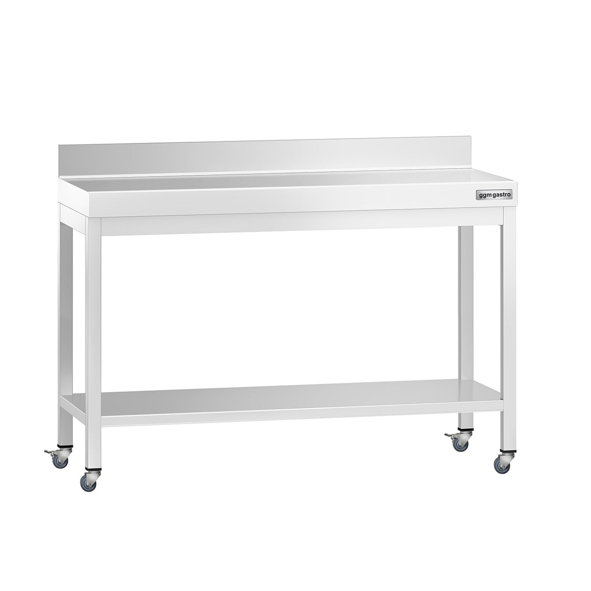 RST-työpöytä PREMIUM - 1200x600 mm - alatasolla & roiskesuojalla