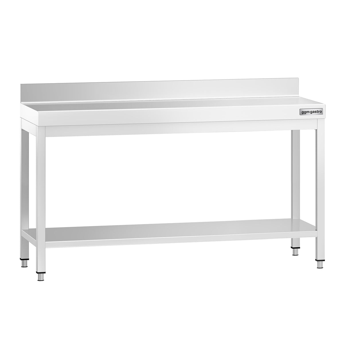 RST-työpöytä PREMIUM - 1600x700 mm - alatasolla & roiskesuojalla