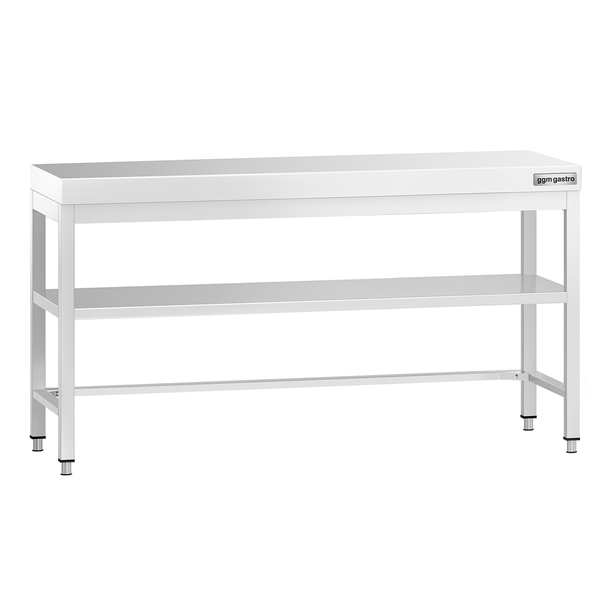 Commercial Stainless Steel Centre Table PREMIUM - 1800x600mm - with Undershelf - with Cross Bracing