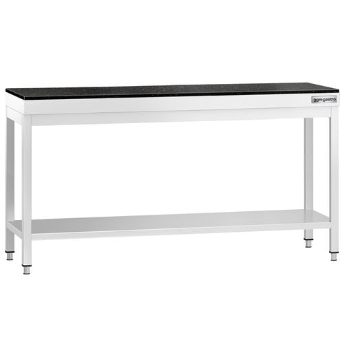 RST-työpöytä PREMIUM - 2000x600 mm - alatasolla - sis. graniittityötason