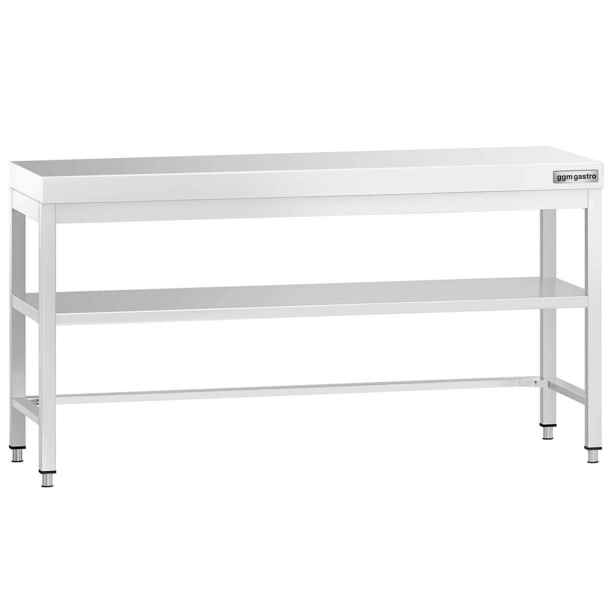 RST-työpöytä PREMIUM - 2000x600 mm - alatasolla & ristikkotuella