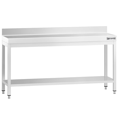 RST-työpöytä PREMIUM - 2000x600 mm - alatasolla & roiskesuojalla