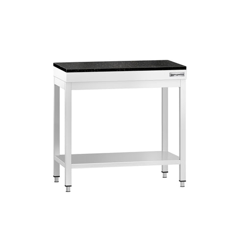 RST-työpöytä PREMIUM - 700x700 mm - alatasolla - sis. graniittityötason