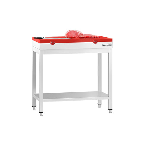 RST-työpöytä PREMIUM - 700x700 mm - alatasolla