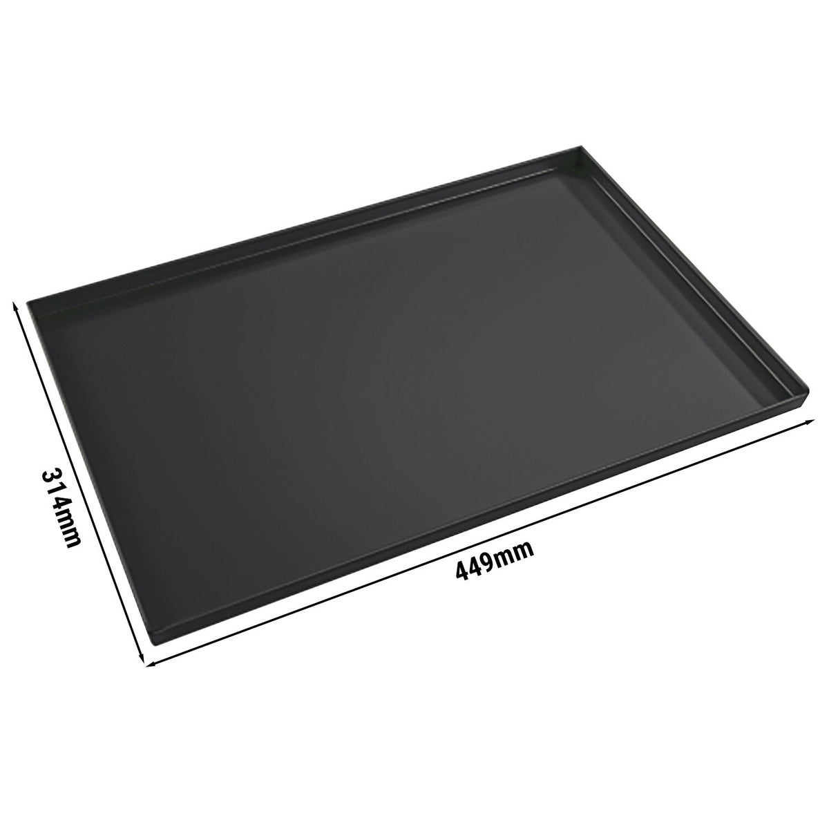 Baking Tray - Aluminium - 449x314x26mm - Teflon coated - suitable for HLFV300