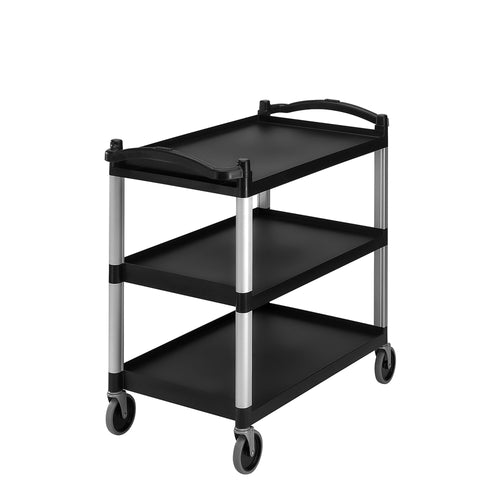CAMBRO | Tarjoiluvaunu polypropeenista - 1015x540mm - 3 hyllyä - musta